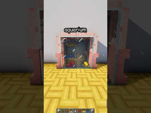 PINK MINECRAFT AQUARIUM #minecraft