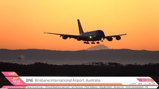 🏀 EMIRATES A380 NBA LIVERY! | Brisbane Airport Morning Rush | Plane Spotting✈️