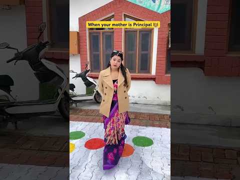 When your mom is Principal in your School 👩‍🏫 #shorts #ytshorts #sejalgabashorts #teacherlife