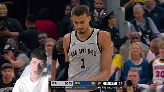 Leach reacts TO San Antonio Spurs VS Golden State Warriors | April 1, 2026!