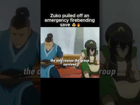 Zuko Split-Second SAVE Sokka & Toph 🤯❤️ #avataraang #aang #thelastairbender
