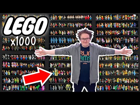 I Built 1000 LEGO Minifigures!