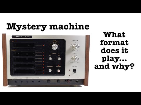 An unusual player for a forgotten โ70s music format