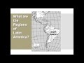 Geography of the Andes and Mesoamerica
