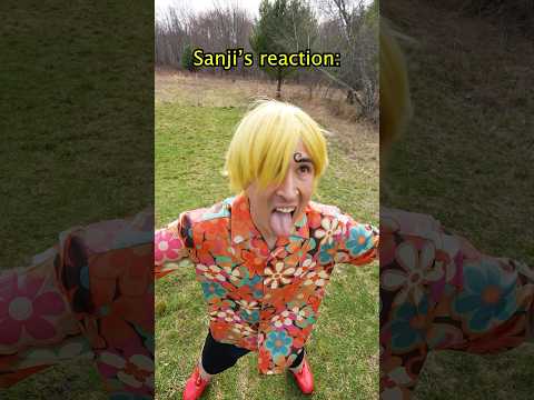 Sanji when Robin attacks😏 #anime #onepiece #sanji #nicorobin