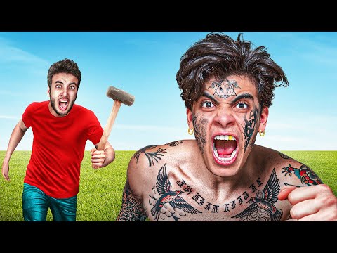 الحسين عمل وشم على جسمه !!  😱 باع نفسه 💔😭 الحسن طرده من البيت 😰