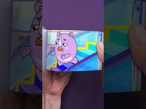 Safety In The Mall Flip Book | Funny Cartoons Song and Nursery RhymesFor Kids #kidsong