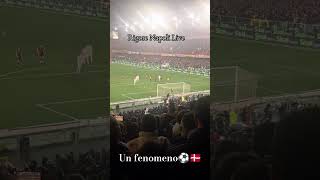 Il Rigore Decisivo di #rasmushojlund in Genoa Napoli #viralvideo ⚽️🇩🇰😱