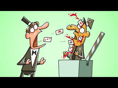 Magician's Border Crossing Stunt | Cartoon Box 429 | by Frame Order | Hilarious Cartoons