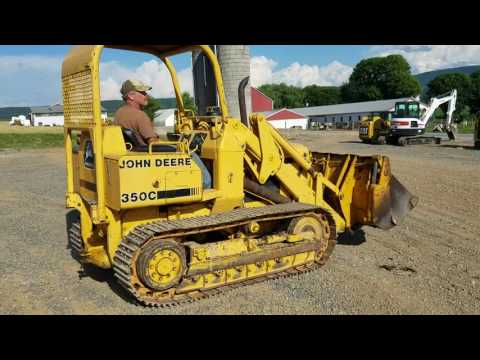 John Deere 350C Tracked Loader For Sale with 4/1 Multi...