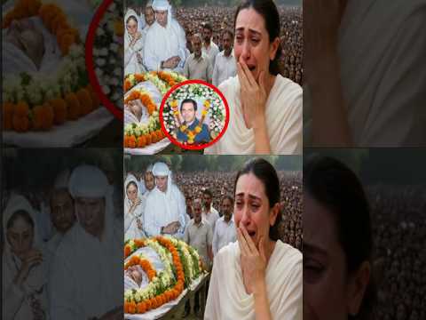 Karishma Kapoor gets emotional at ex husband Sanjay Kapoor Prayer Meet with Kareena Kapoor #short