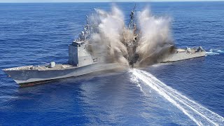US Navy Sinks Its Own Massive Ship with Advanced Torpedoes