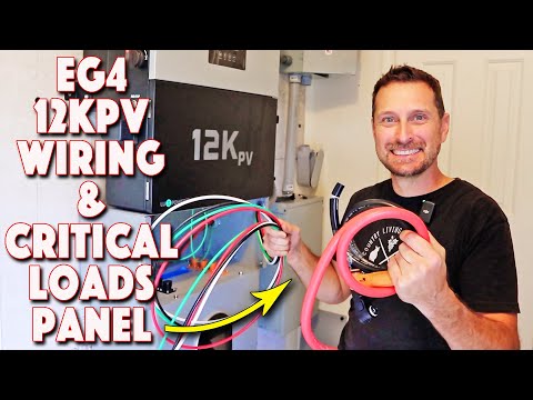 EG4 12kpv Install! Wiring And Critical Loads Panel