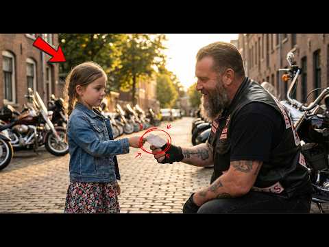 Ein kleines Mädchen steckt einem Biker einen Zettel zu — Was dann passiert, verändert alles 💔