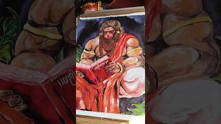 raghunandan #hanumanji #youtubeshorts #acryalic painting on canvas.