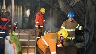 se qu3m0 el mercado  de santa ana