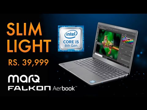 (HINDI) MarQ by Flipkart Falkon Aerbook intel Core i5 8th Gen, Thin, Light and affordable Laptop