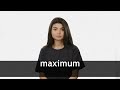 Understanding Maximum Concepts