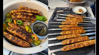 كباب دجاج بيتي و النتيجه مبهره  ام يزيد التركستاني 