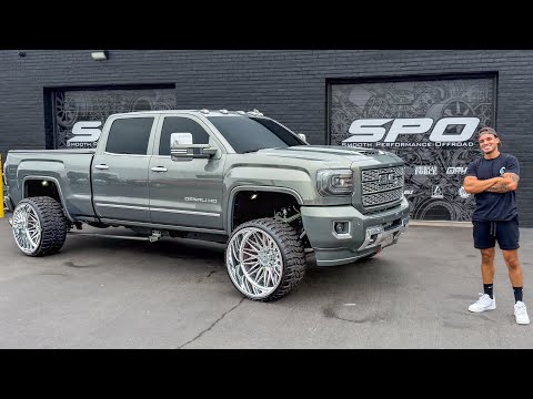 +1000hp Big-Turbo L5P Duramax Gets THICK Wheel & Tire Set Up! 