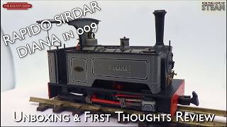 Rapido 009 Kerr Stuart Sirdar 'Diana' | Unboxing & First Thoughts Review | The Railway Room