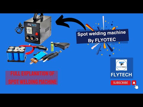 Get to know the spot welding machine by FLYOTEC. #spotwelding #spotweldingmachine #lithiumbattery .