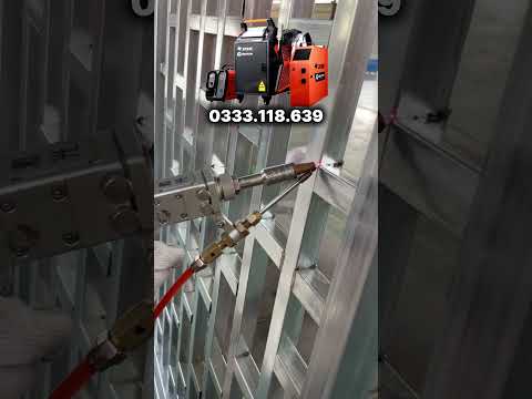 Anh em làm cửa sắt hộp còn bảo hàn laser phí tiền không? Nhìn mối hàn này rồi tính tiếp!#MayHanLaser
