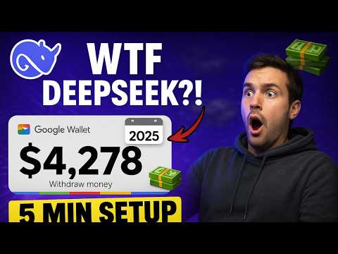 Make Money With AI in 2025: DeepSeek's LAZIEST Profit Trick (No Skills Needed)