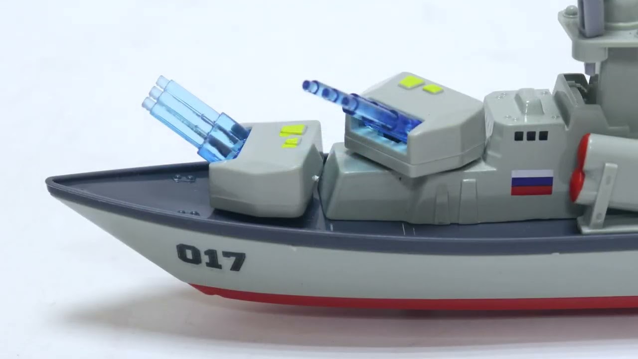Крейсер 017 инерционный световые звуковые эффекты металлический с 3лет - видео Крейсер 017 инерционный световые звуковые эффекты металлический с 3лет - видео