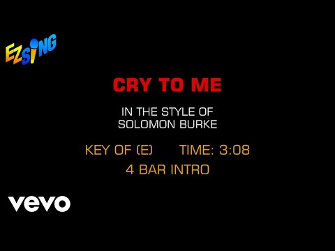 Solomon Burke – Cry To Me (Karaoke)