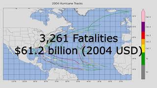 2004 Hurricane Season (Animation)