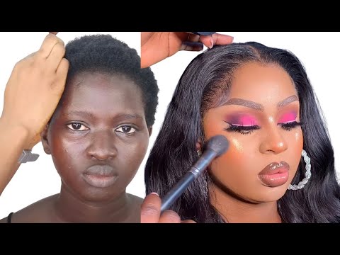 😱 DARK SKIN TRANSFORMATION 😱VIRAL ⬆️ MAKEUP TRANSFORMATION HAIR  TRANSFORMATION