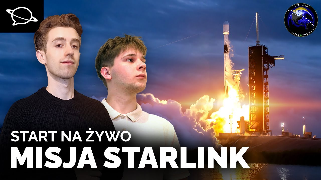 🔴 Oglądamy start Falcona 9 z misją Starlink Group 10-11 (30. lot boostera!)