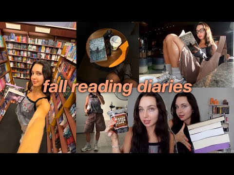 cafe reading, bookstore, book mail, trader joes unboxing 📙🍂𐙚⟡⋆... ultimate book girl vlog