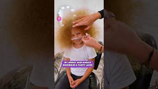 Little Girl’s Hair Transformation ✨ From Fluffy Chaos to Elegant Queen! #makeover #hair #shorts