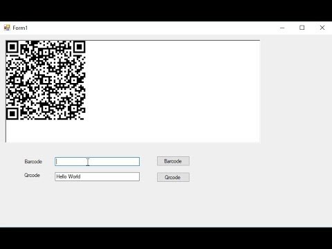 How To Create Barcode And QrCode In Windows...