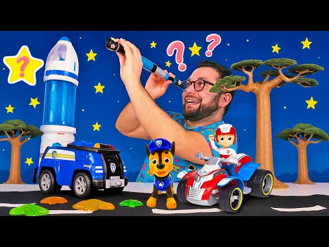 Göklerden Yıldızları Çalan Kimdir? Paw Patrol Chase ve Rider Oyuncakları!