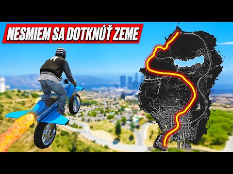 Dokáže Oppressor Preletieť Cez Celú Mapu Bez Dotknutia sa Zeme v GTA 5 ? ( STUNTY CHALLENGE )