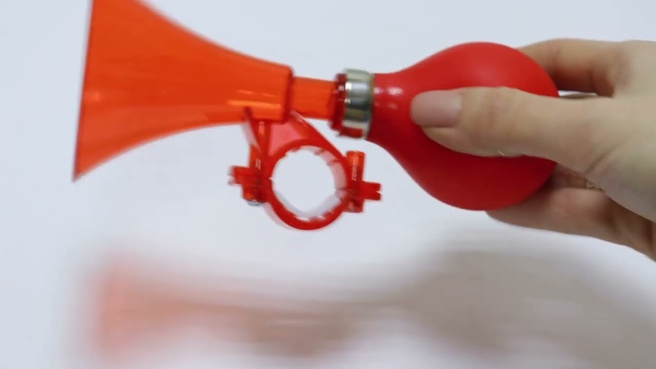 Клаксон на руль красный - видео