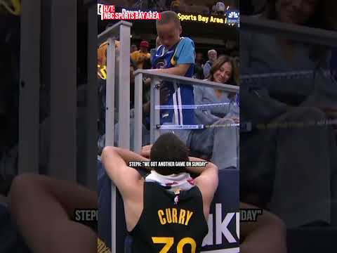 Steph Curry's Dad Duties After Game 6 Loss