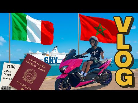 🛵💥 Dal sogno all’incubo: ITALIA–MAROCCO con il TMAX! 🇮🇹➡️🇲🇦 GNV