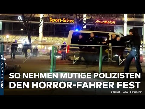 MAGDEBURG: Tragödie auf Weihnachtsmarkt - Dramatische Festnahme des Horror-Fahrers | WELT News