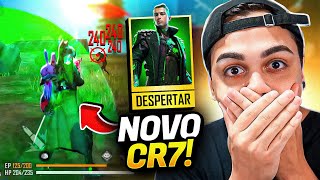 REAÇÃO DO FREITAS AO TESTAR O NOVO CR7 DO FREE FIRE!!!