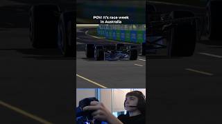 Formula 1 in Australia 🦘🏎️ (upside down F1) #Shorts