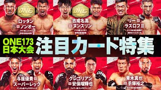 ONEがいよいよ今週日曜に「日出ずる国」日本に再上陸！【ONE173 注目カード特集】