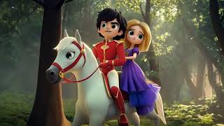 Rapunzel | Conto 3D | Desenho Animado com @OsAmiguinhosTV