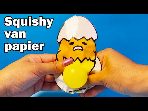 Zelf een squishy maken van papier – Makkelijk knutselwerkje voor kinderen (DIY tutorial)