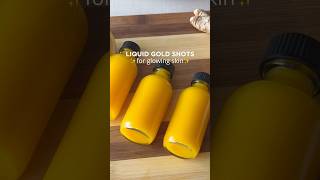 Drink This Every Morning for Glowing Skin | Liquid Gold Shots Recipe