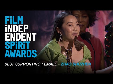 ZHAO SHUZHEN wins Best Supporting Female for THE FAREWELL at the 35th Film Independent Spirit Awards