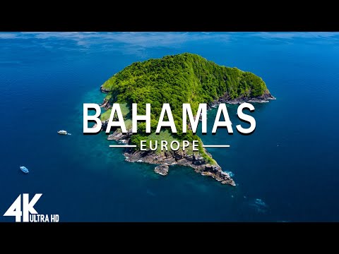 FLYING OVER &nbsp;BAHAMAS (4K UHD) - Relaxing Music Along With Beautiful Nature Videos - 4K Video HD